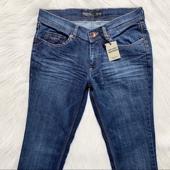 SOLD-NWT Pepe Jeans Elite Straight Leg Jeans 90’s - Picture 3 of 9